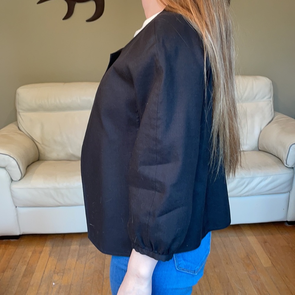 Talbots Single Button Black Jacket - image 2